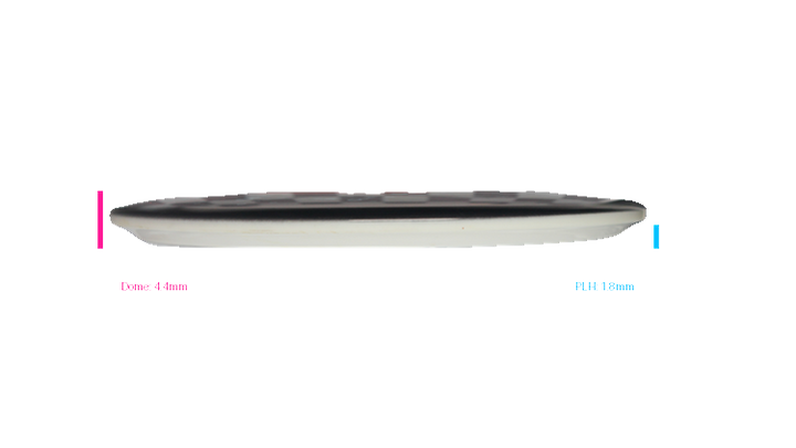 USED Dynamic Discs Custom/Other DyeMax Emac Truth (New) Midrange Profile View