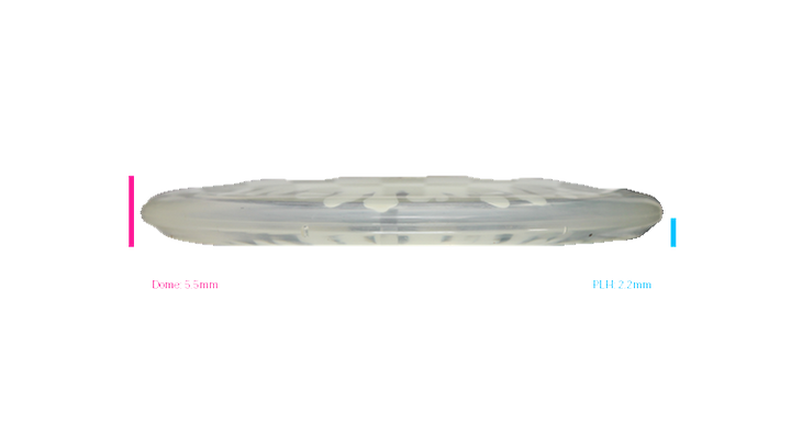 USED Latitude 64 Opto-Ice Moonshine Splash Pure Putter Profile View