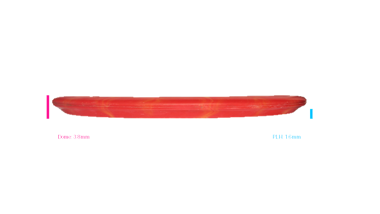 USED Dynamic Discs Prime Burst Emac Truth Midrange Profile View