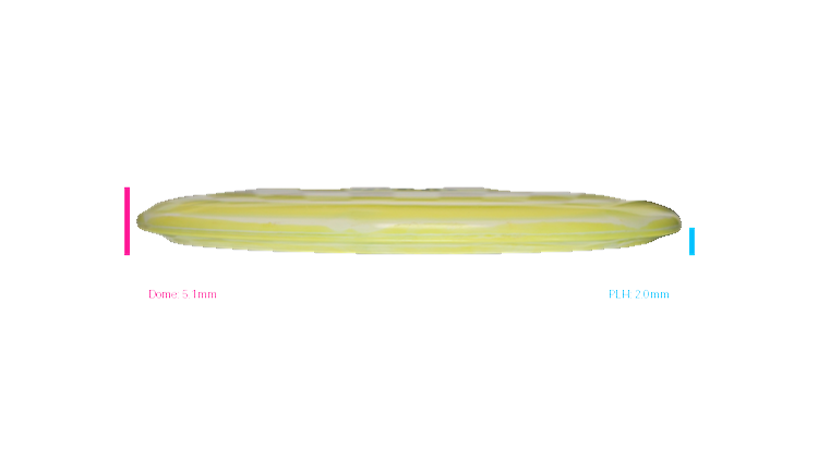 USED Clash Steady Ring Peach Midrange Profile View