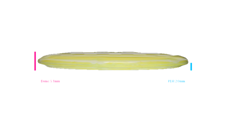 USED Clash Steady Ring Peach Midrange Profile View