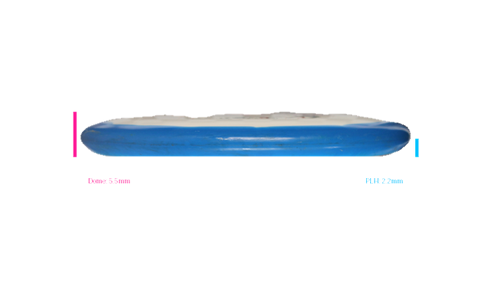 USED Dynamic Discs Fuzion Orbit Warden Putter Profile View