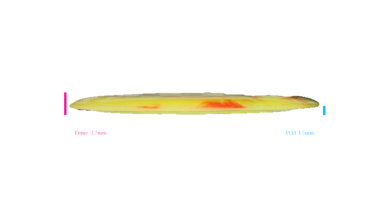 USED Westside Discs VIP King Distance Driver Profile View