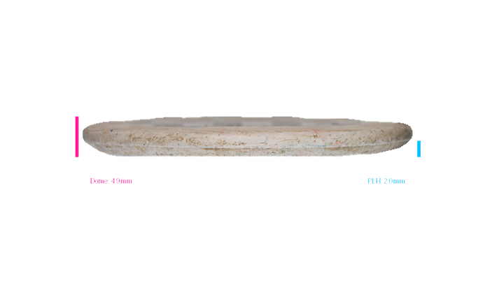 USED Discraft Jawbreaker Zone Putter Profile View