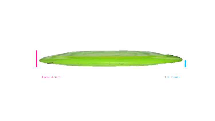 USED Dynamic Discs Lucid Raider Distance Driver Profile View