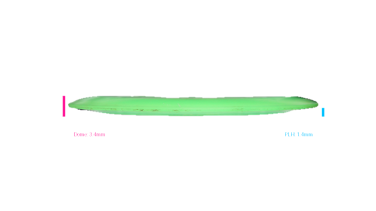 USED Discraft Custom/Other Z Crank Distance Driver Profile View