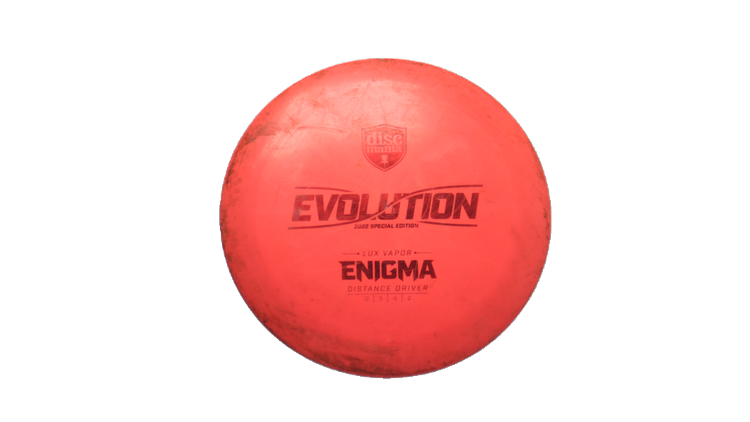 USED Discmania Lux Vapor Enigma Distance Driver Front View