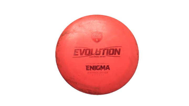 USED Discmania Lux Vapor Enigma Distance Driver Front View