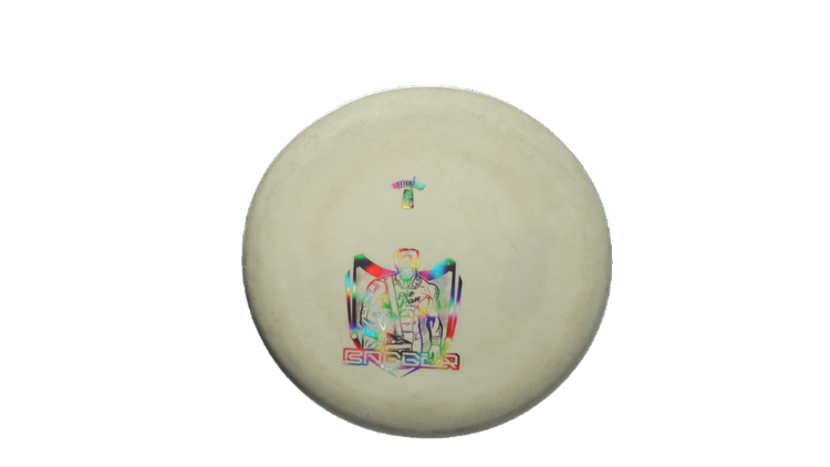 USED Pie Pan Discs Butter Line Bagger Putter Front View