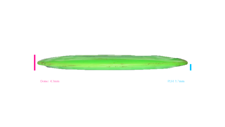 USED Discraft Z Misprint Avenger SS Distance Driver Profile View