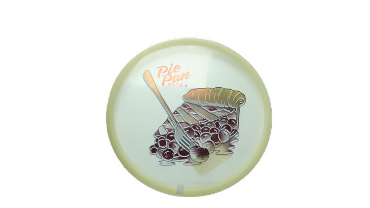 USED Pie Pan Discs Cherry Glow Bagger Putter Front View