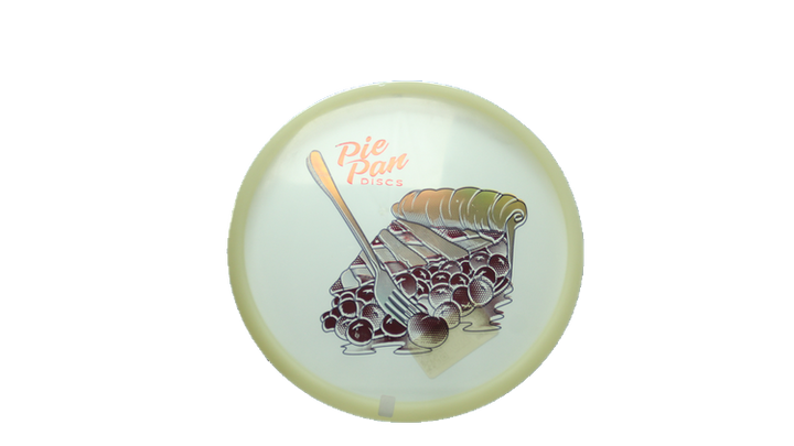 USED Pie Pan Discs Cherry Glow Bagger Putter Front View