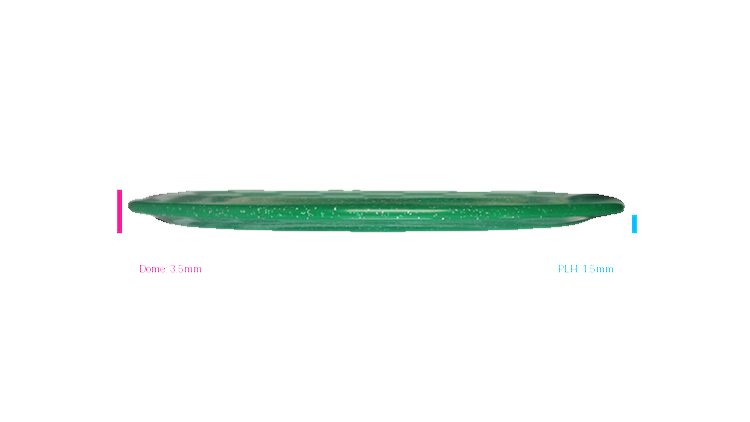 USED Discraft Z Confetti Raptor Fairway Driver Profile View