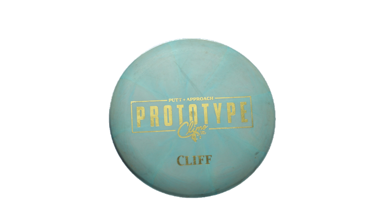 USED Climo Disc Golf Custom/Other Trophy Line Cliff Putter Front View