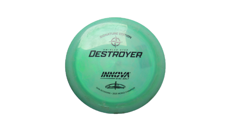 USED Innova Swirled Star Destroyer Distance Driver Front View