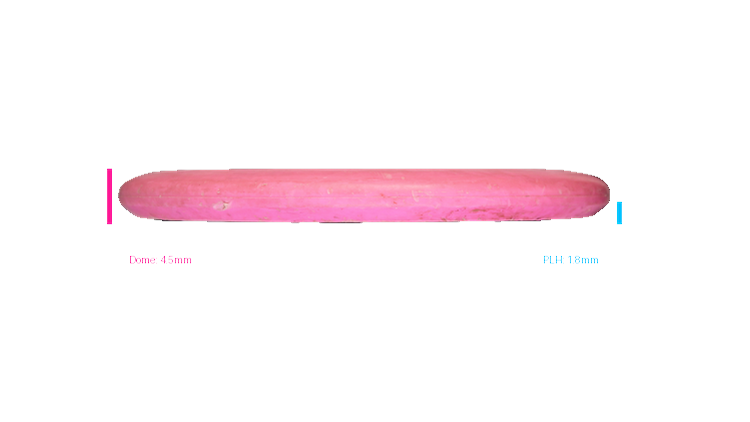 USED Discmania Flex 2 D-Line P2 Putter Profile View