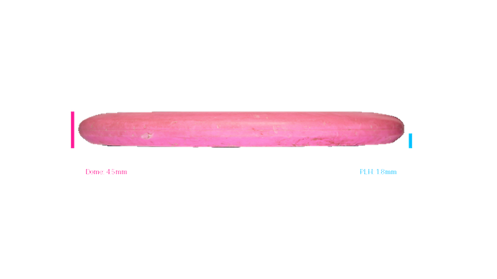 USED Discmania Flex 2 D-Line P2 Putter Profile View