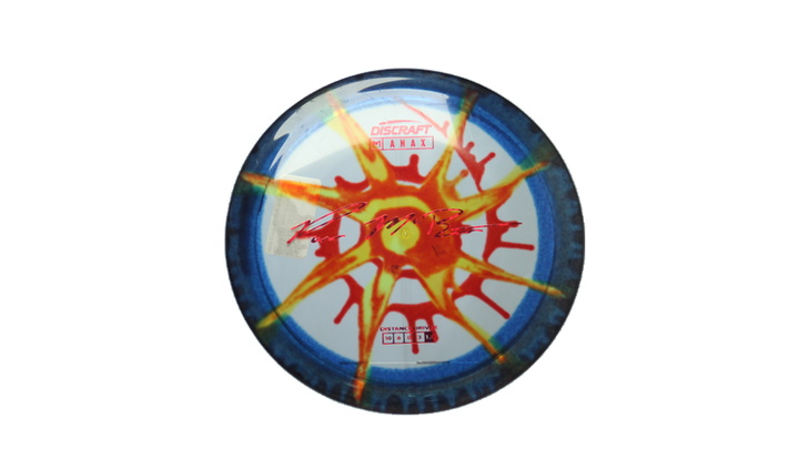 USED Discraft Paul McBeth Fly Dye Z Anax Distance Driver Front View