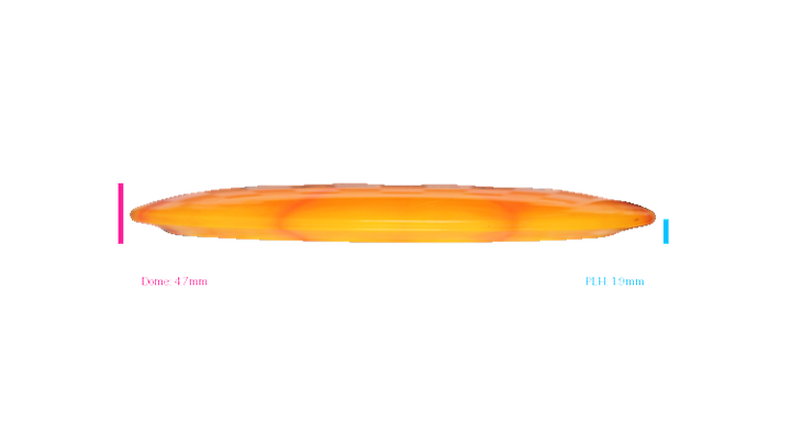 USED Dynamic Discs Fuzion Maverick Fairway Driver Profile View