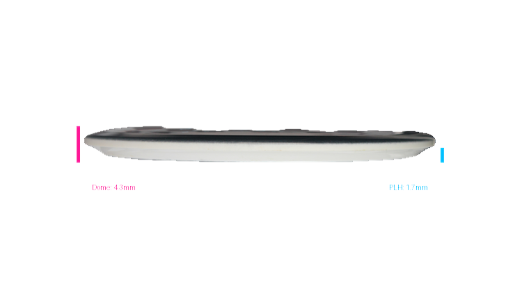 USED Dynamic Discs DyeMax Emac Truth Midrange Profile View