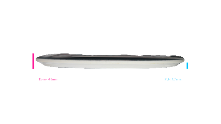 USED Dynamic Discs DyeMax Emac Truth Midrange Profile View