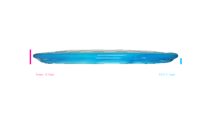 USED Dynamic Discs Lucid Orbit Mutiny Midrange Profile View