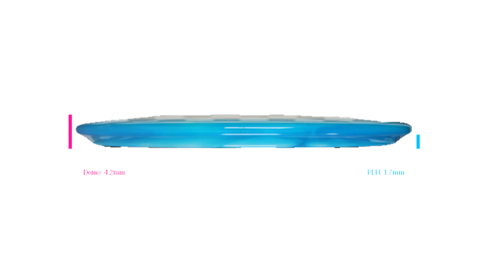 USED Dynamic Discs Lucid Orbit Mutiny Midrange Profile View