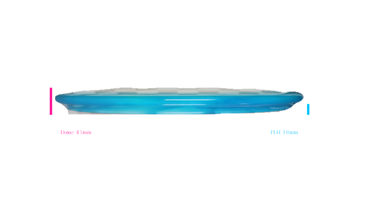 USED Dynamic Discs Lucid Orbit Mutiny Midrange Profile View