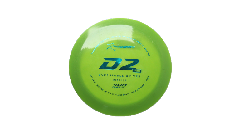 USED Prodigy 400 D2 Pro Distance Driver Front View