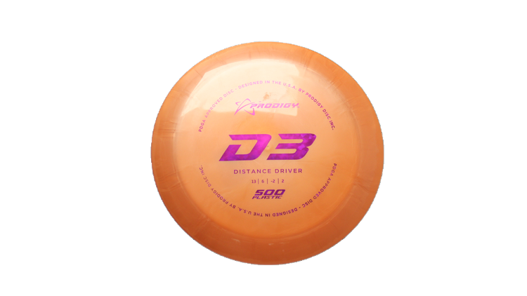 USED Prodigy 500 D3 Distance Driver Front View