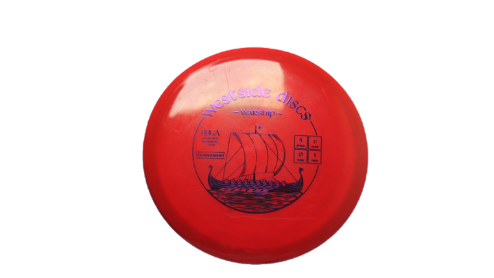 USED Westside Discs Tournament Warship Midrange Front View