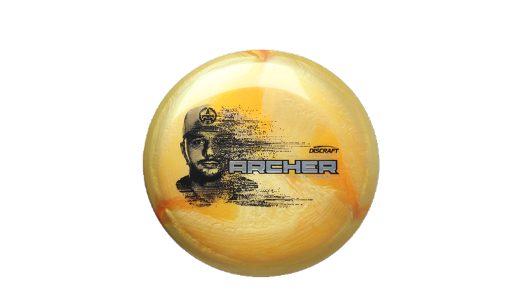 USED Discraft Ti Swirl Archer Fairway Driver Front View