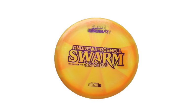 USED Discraft Tour Swirl Z Swarm Midrange Front View