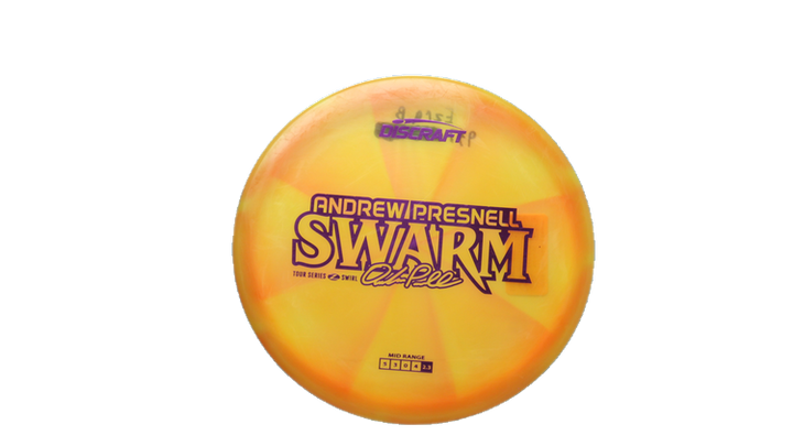 USED Discraft Tour Swirl Z Swarm Midrange Front View