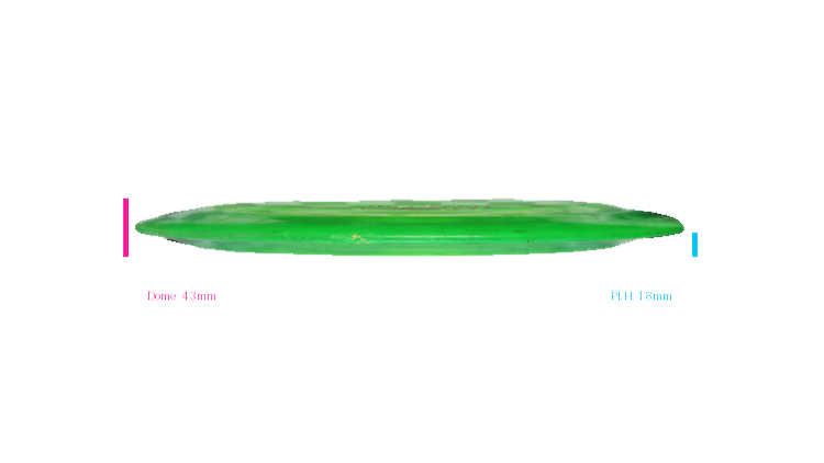 USED Discraft Z Force Distance Driver Profile View