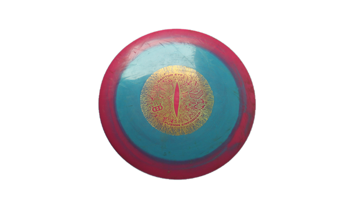 USED Dynamic Discs Fuzion Orbit Eye Enforcer Distance Driver Front View