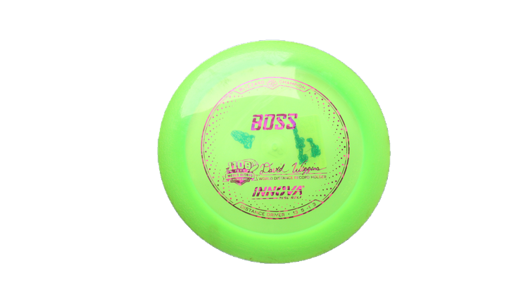 USED Innova Blizzard Champion Boss Distance Driver Front View