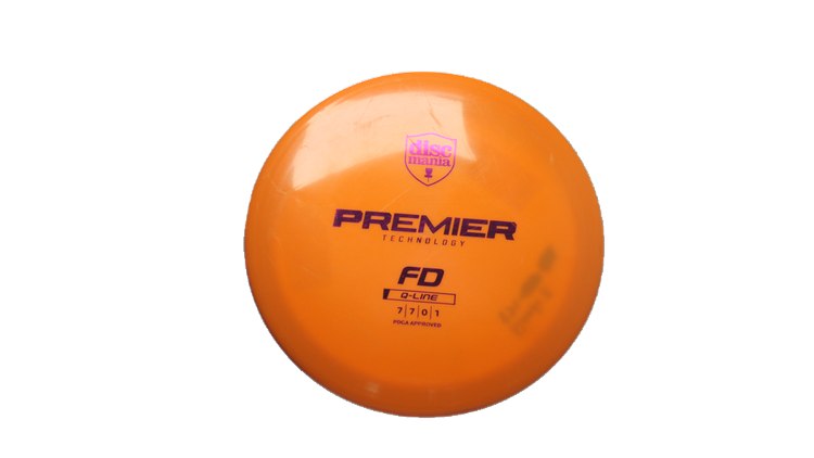 USED Discmania Premier Q-Line FD Fairway Driver Front View