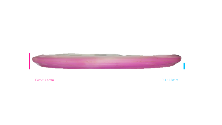 USED Discmania Glow Horizon C-Line MD4 Midrange Profile View