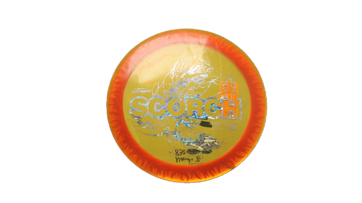 USED Discraft Fuzed Z Scorch Distance Driver Front View
