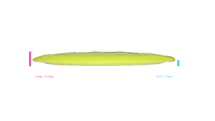 USED Dynamic Discs Lucid Trespass Distance Driver Profile View