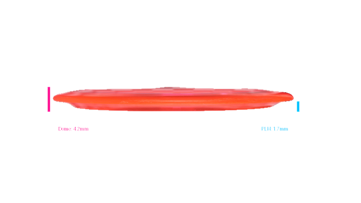 USED Dynamic Discs Lucid Criminal Distance Driver Profile View