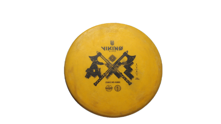 USED Viking Ground Plastic Axe Midrange Front View
