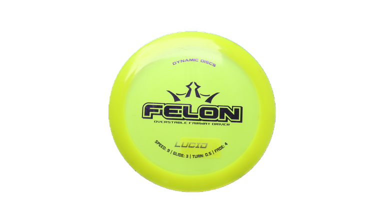 USED Dynamic Discs Lucid Felon Fairway Driver Front View