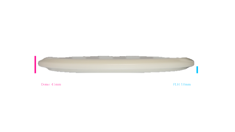 USED Finish Line Discs Radiant Supra Midrange Profile View