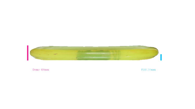 USED Dynamic Discs Lucid-Ice Judge Putter Profile View