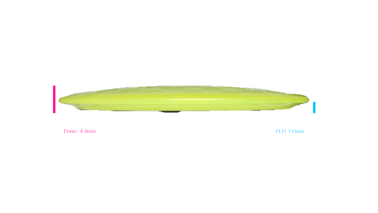 USED Dynamic Discs Lucid-Ice Chameleon Evader Fairway Driver Profile View