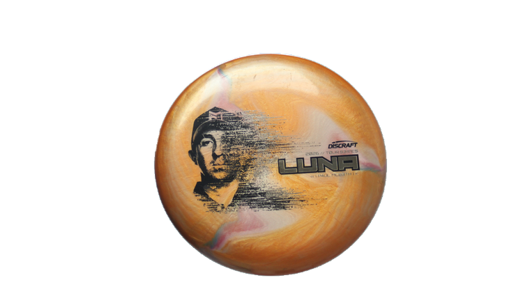 USED Discraft Custom/Other Ti Swirl Luna Putter Front View