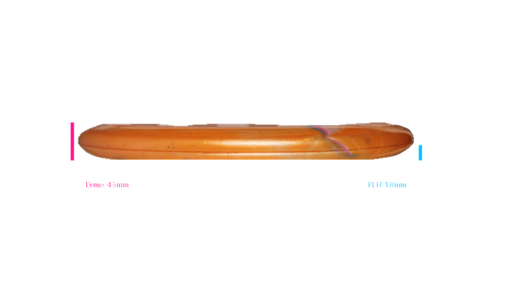 USED Discraft Custom/Other Ti Swirl Luna Putter Profile View