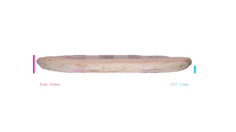 USED Discraft Jawbreaker Zone Putter Profile View
